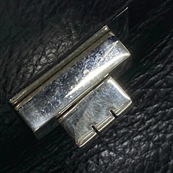 Auth CHANEL 2.55 - Black Leather Shoulder Bag - Picture 11 of 16